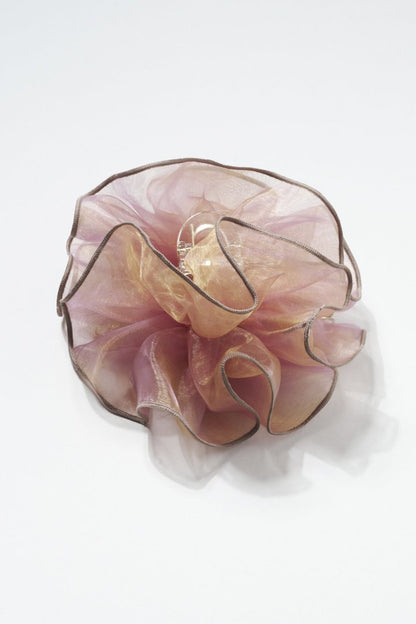 GOLDY Sheer Ruffle 大鯊魚夾 - Image 2