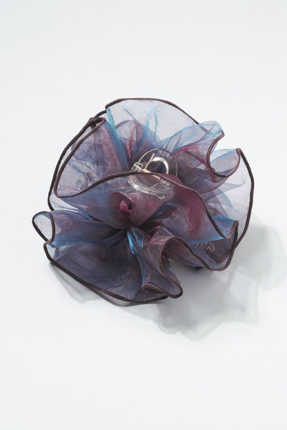 GOLDY Sheer Ruffle 大鯊魚夾 - Image 3