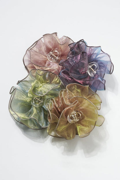 GOLDY Sheer Ruffle 大鯊魚夾 - Image 27