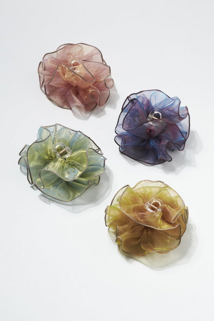 GOLDY Sheer Ruffle 大鯊魚夾 - Image 28