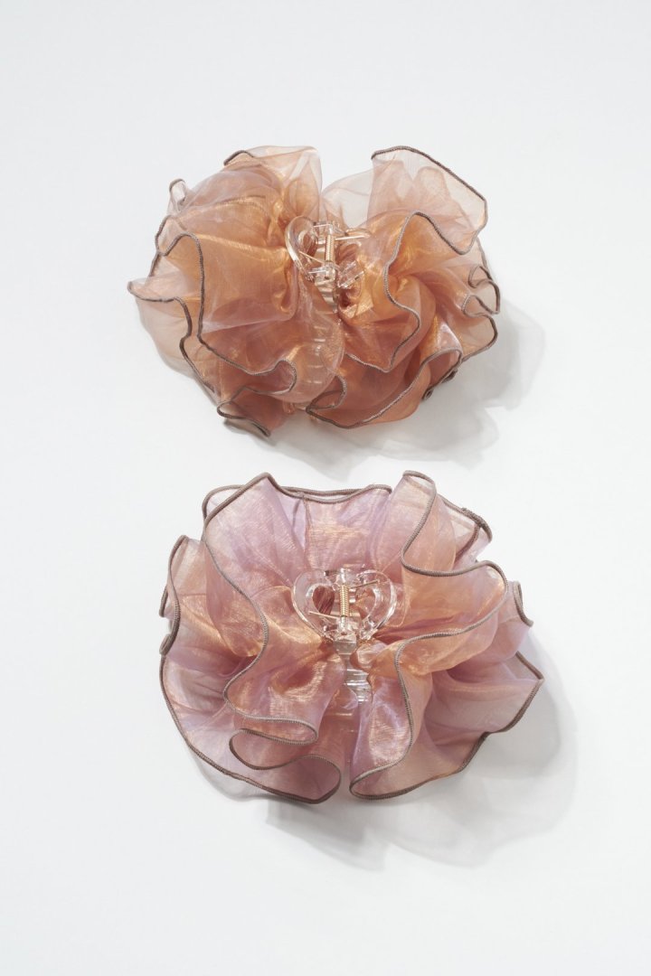 GOLDY Sheer Ruffle 大鯊魚夾 - Image 29