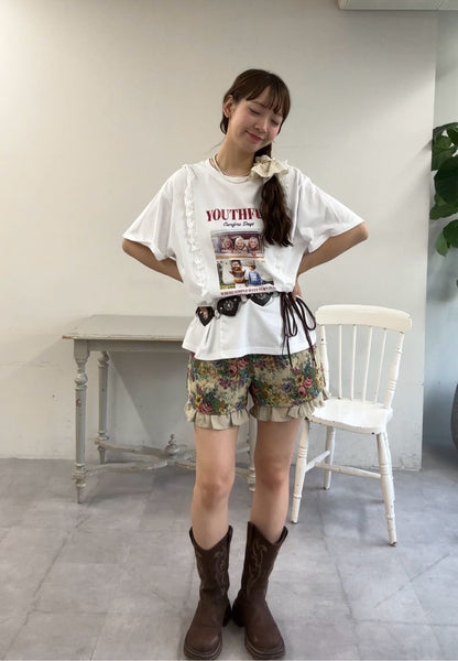 w closet Logo Lace Tee - Image 48