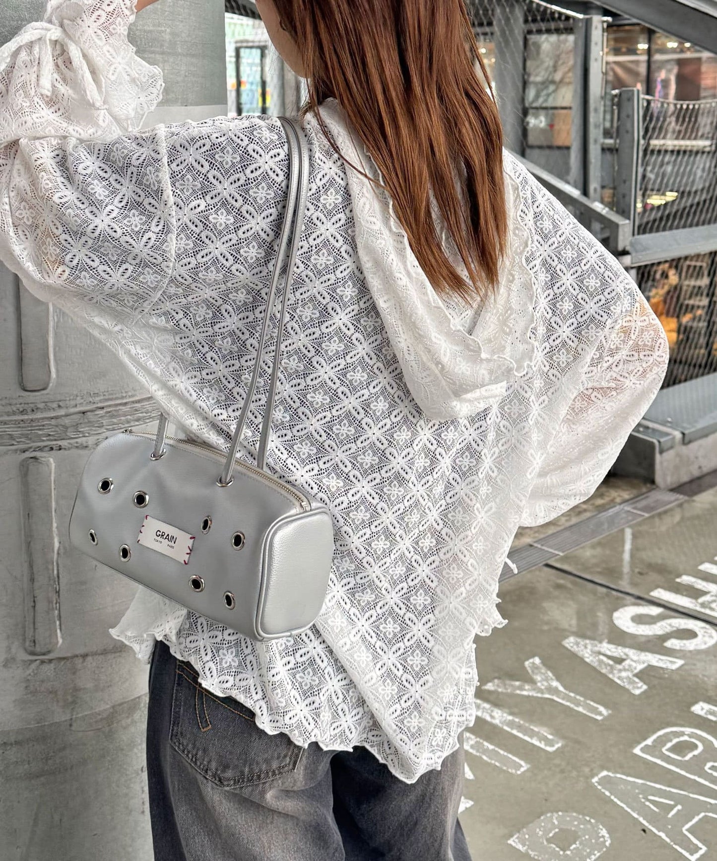 [Layer正] CIAOPANIC Lace Mellow Hoodie Tops - Image 10