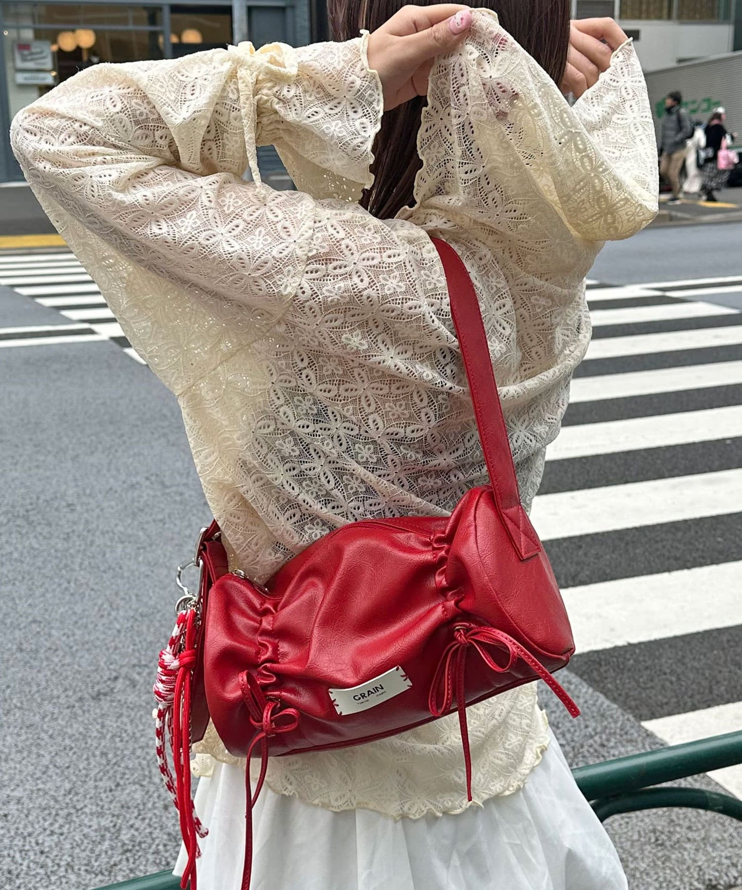 [Layer正] CIAOPANIC Lace Mellow Hoodie Tops - Image 18