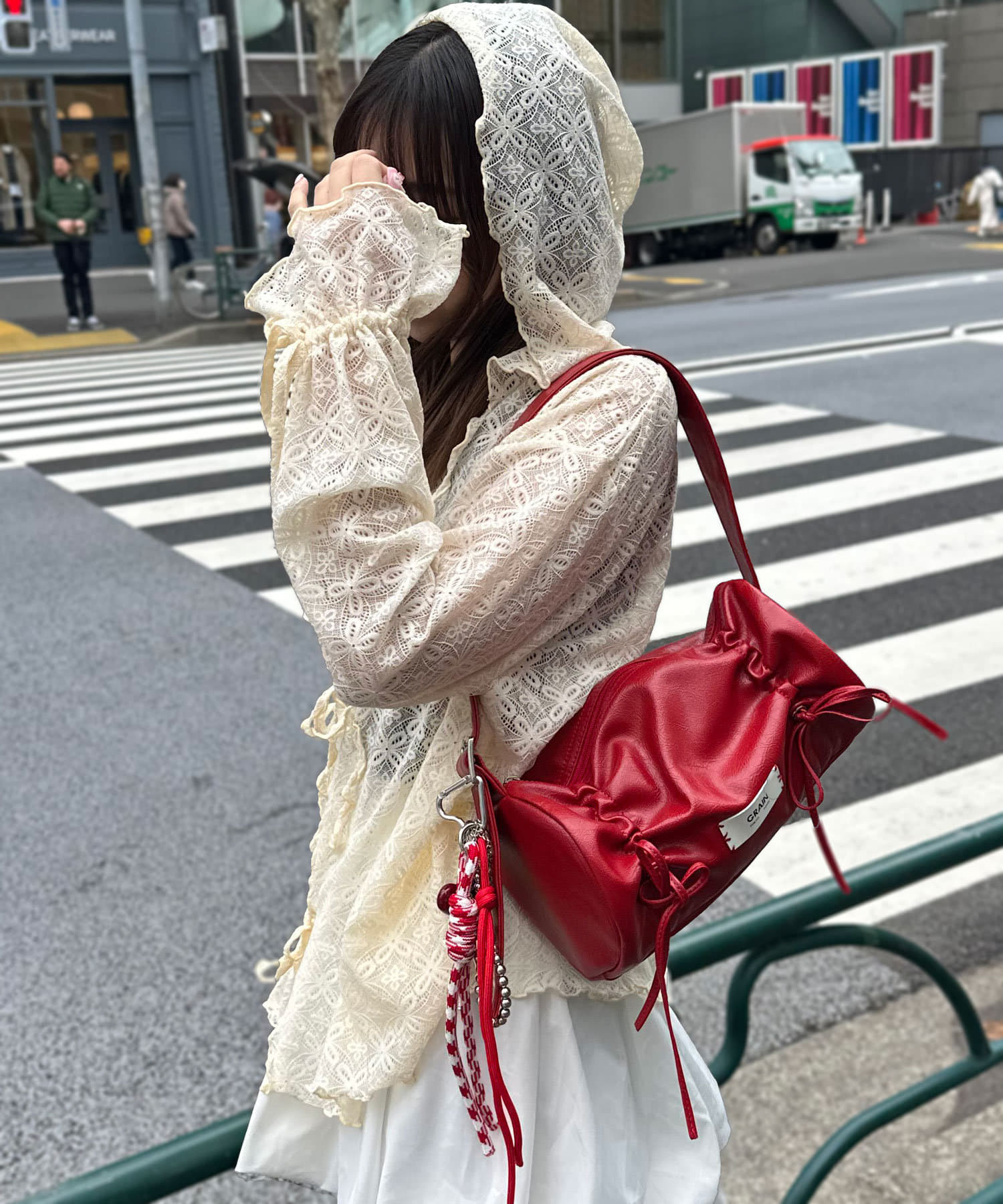 [Layer正] CIAOPANIC Lace Mellow Hoodie Tops - Image 19