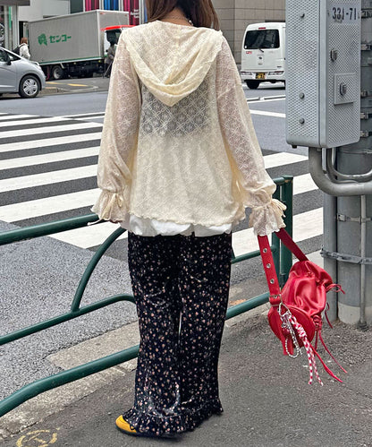 [Layer正] CIAOPANIC Lace Mellow Hoodie Tops - Image 21