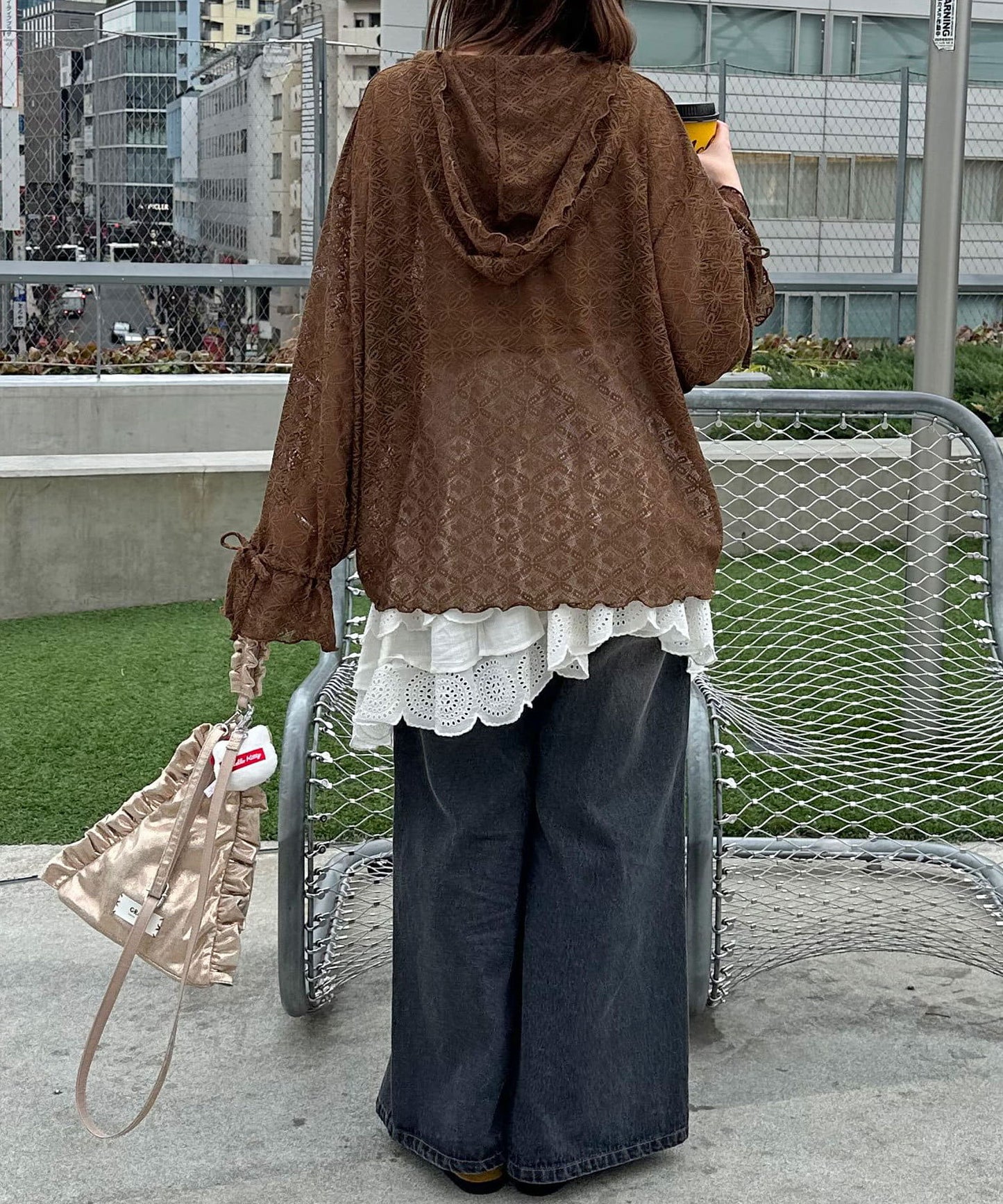 [Layer正] CIAOPANIC Lace Mellow Hoodie Tops - Image 37