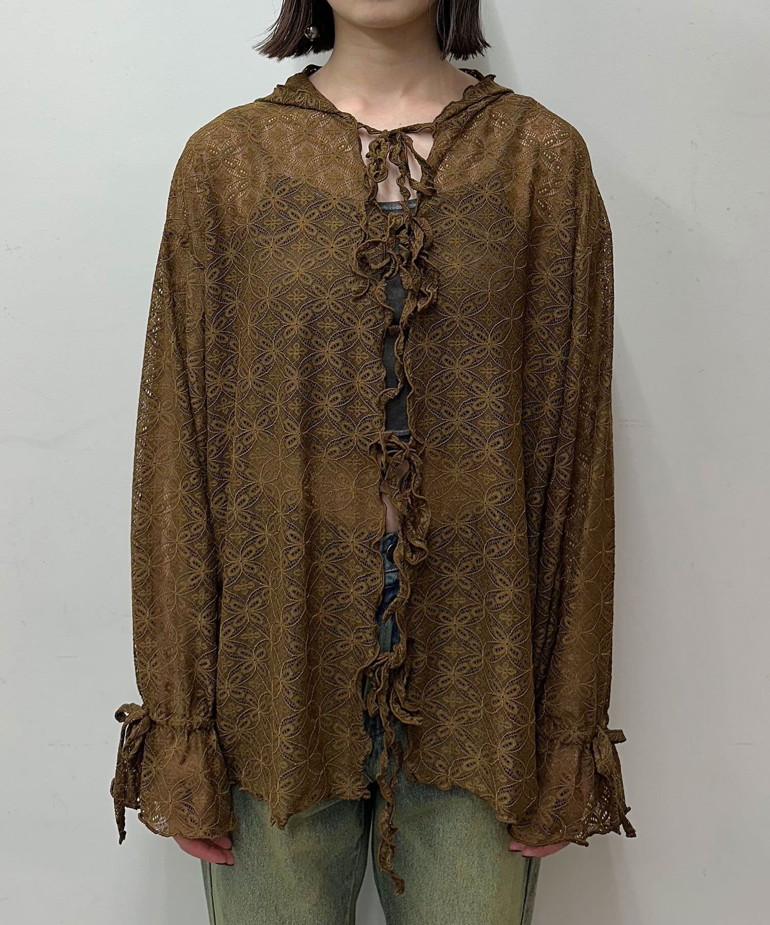 [Layer正] CIAOPANIC Lace Mellow Hoodie Tops - Image 38