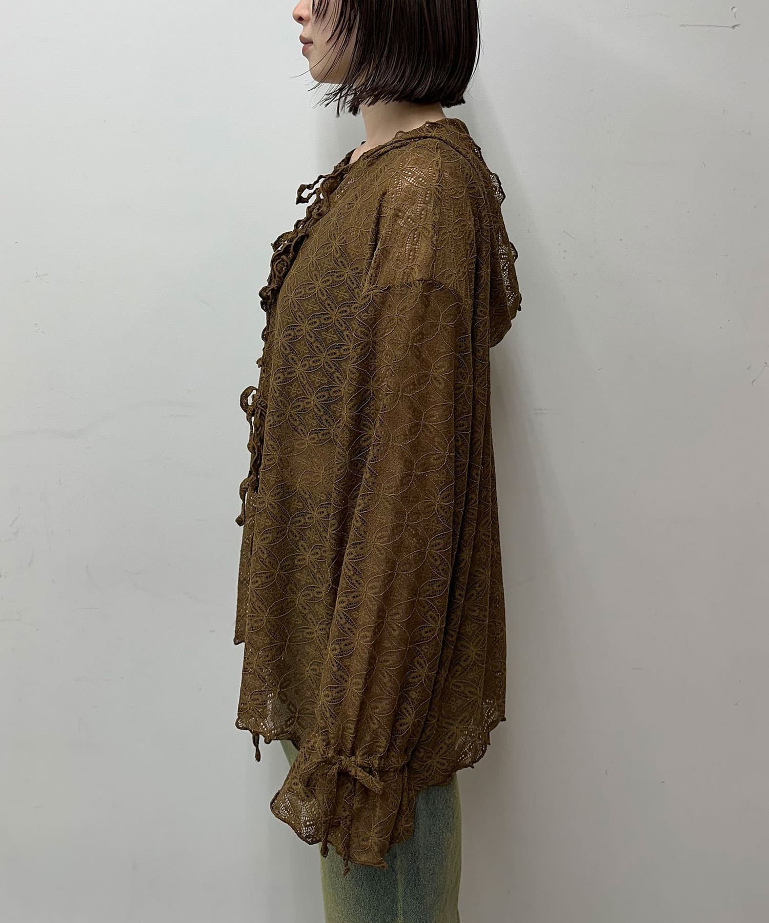 [Layer正] CIAOPANIC Lace Mellow Hoodie Tops - Image 39