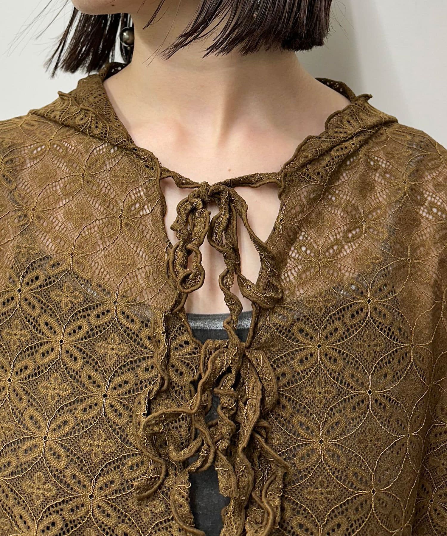 [Layer正] CIAOPANIC Lace Mellow Hoodie Tops - Image 41