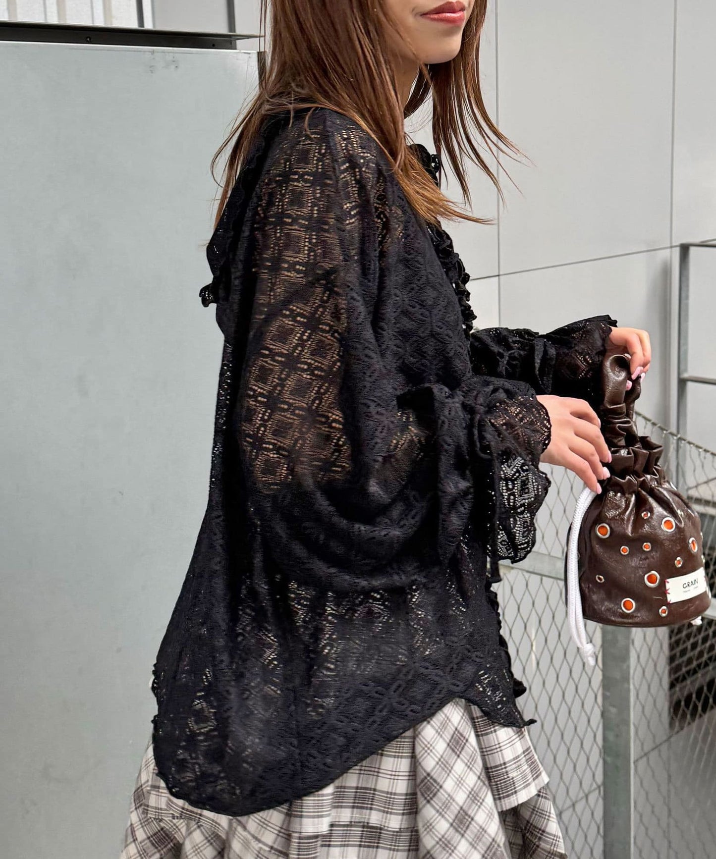 [Layer正] CIAOPANIC Lace Mellow Hoodie Tops - Image 47