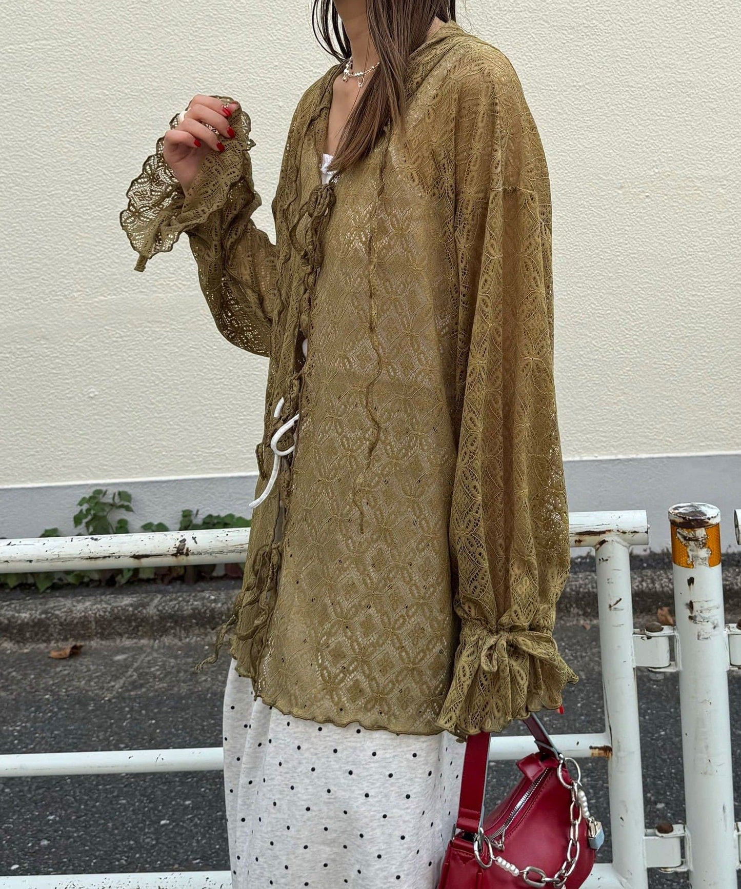 [Layer正] CIAOPANIC Lace Mellow Hoodie Tops - Image 54