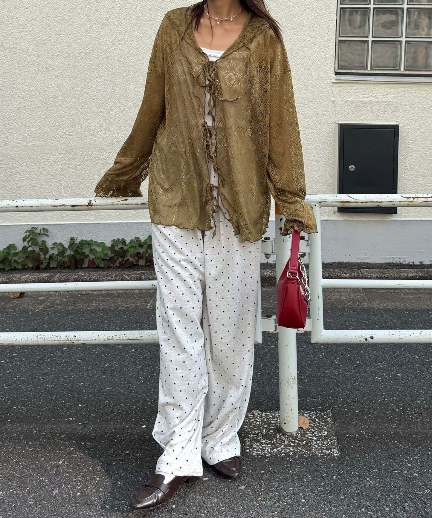 [Layer正] CIAOPANIC Lace Mellow Hoodie Tops - Image 56