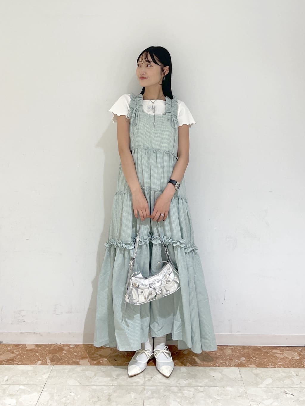 w closet 100%Cotton荷葉邊肩帶ops - Image 37