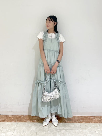 w closet 100%Cotton荷葉邊肩帶ops - Image 37