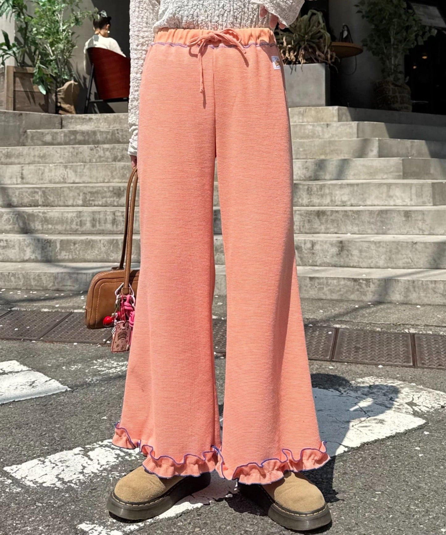 HELLO.SANFRANCISCO 窩夫格喇叭褲 - Image 24