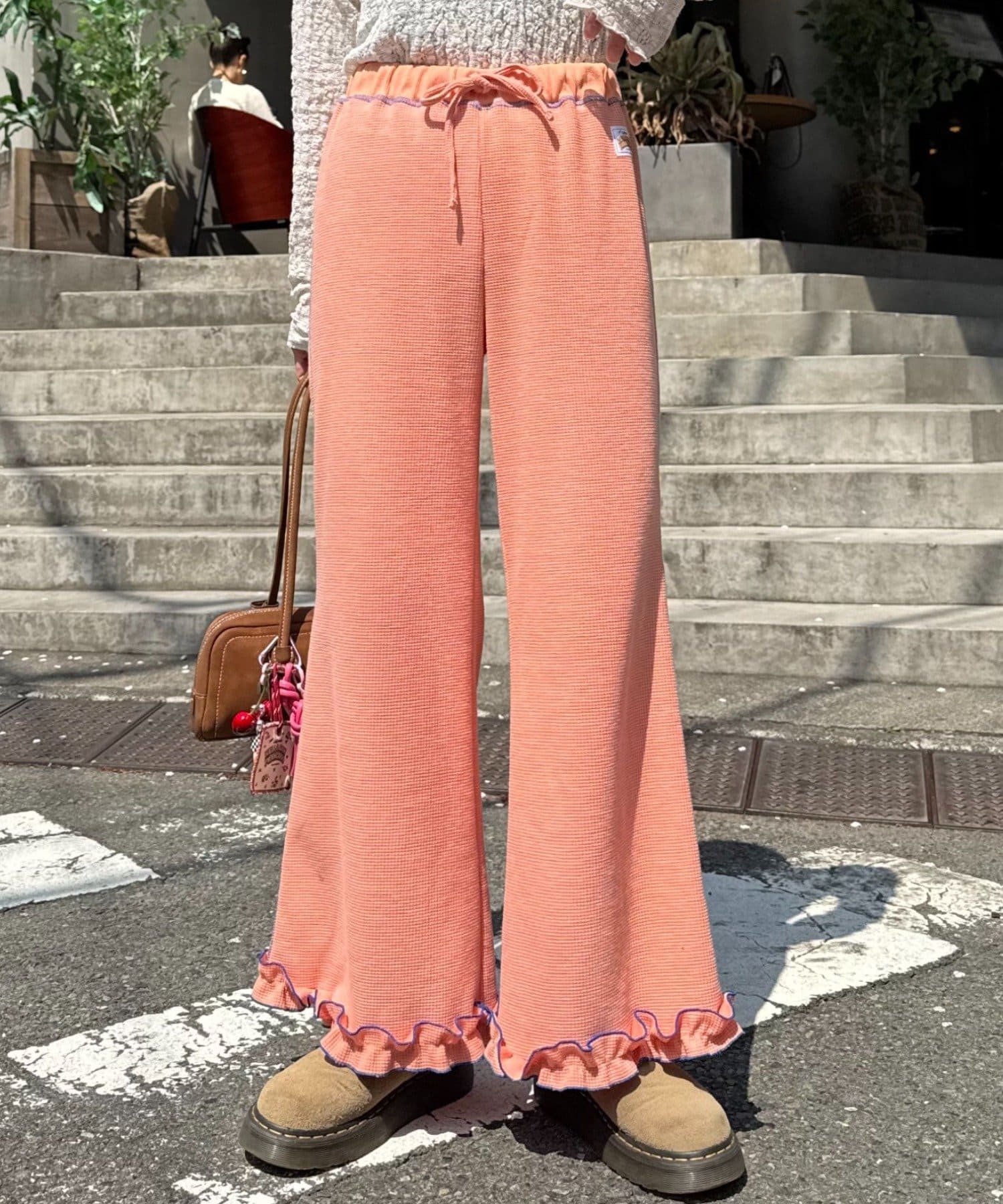 HELLO.SANFRANCISCO 窩夫格喇叭褲 - Image 24