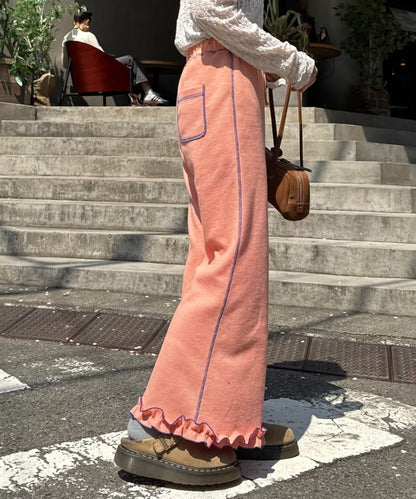 HELLO.SANFRANCISCO 窩夫格喇叭褲 - Image 25