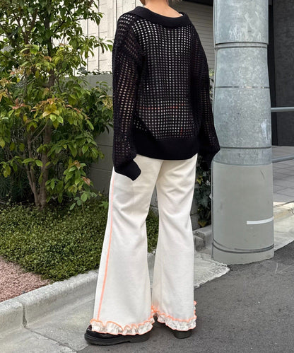 HELLO.SANFRANCISCO 窩夫格喇叭褲 - Image 104