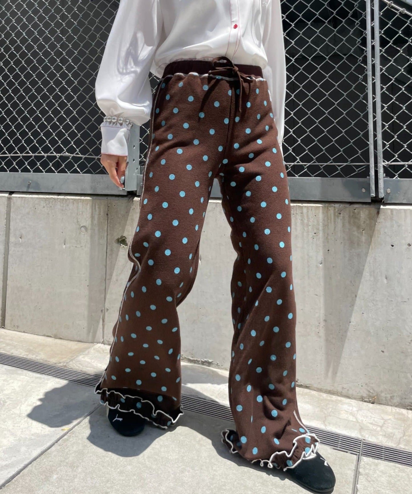 HELLO.SANFRANCISCO 窩夫格喇叭褲 - Image 138