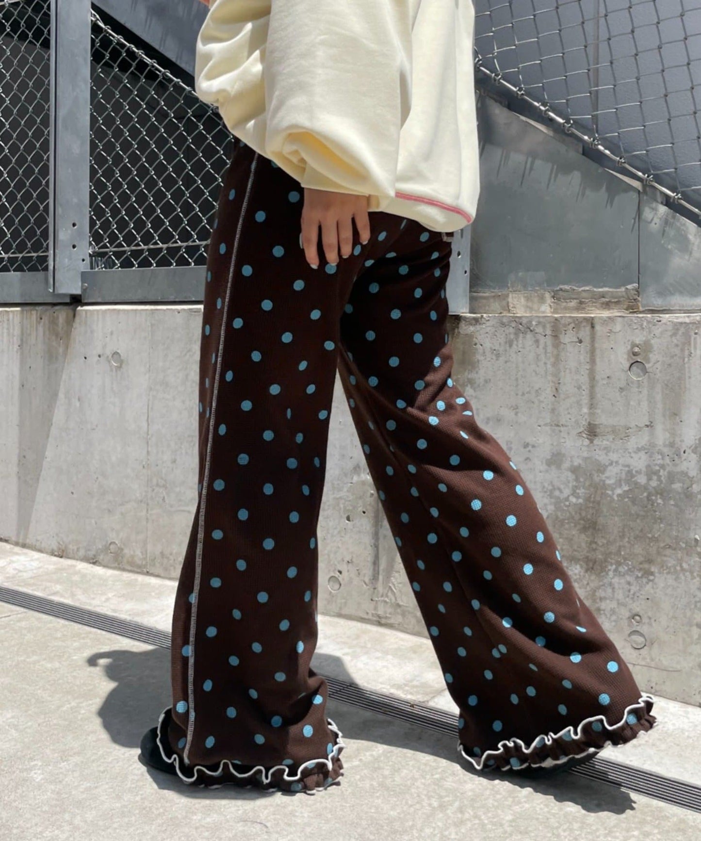 HELLO.SANFRANCISCO 窩夫格喇叭褲 - Image 139