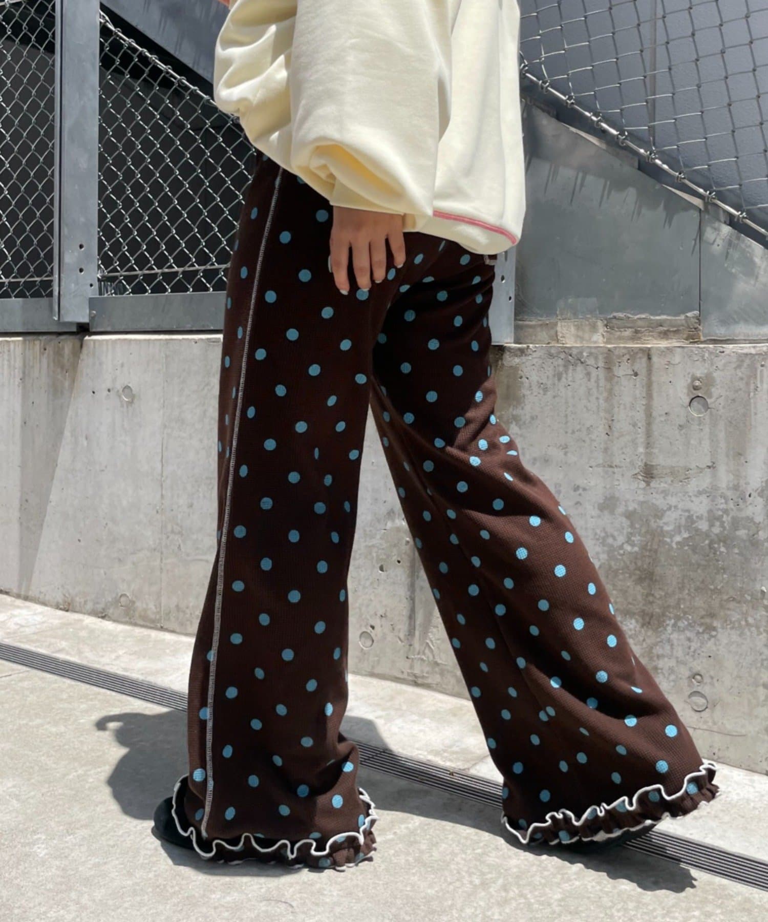 HELLO.SANFRANCISCO 窩夫格喇叭褲 - Image 139