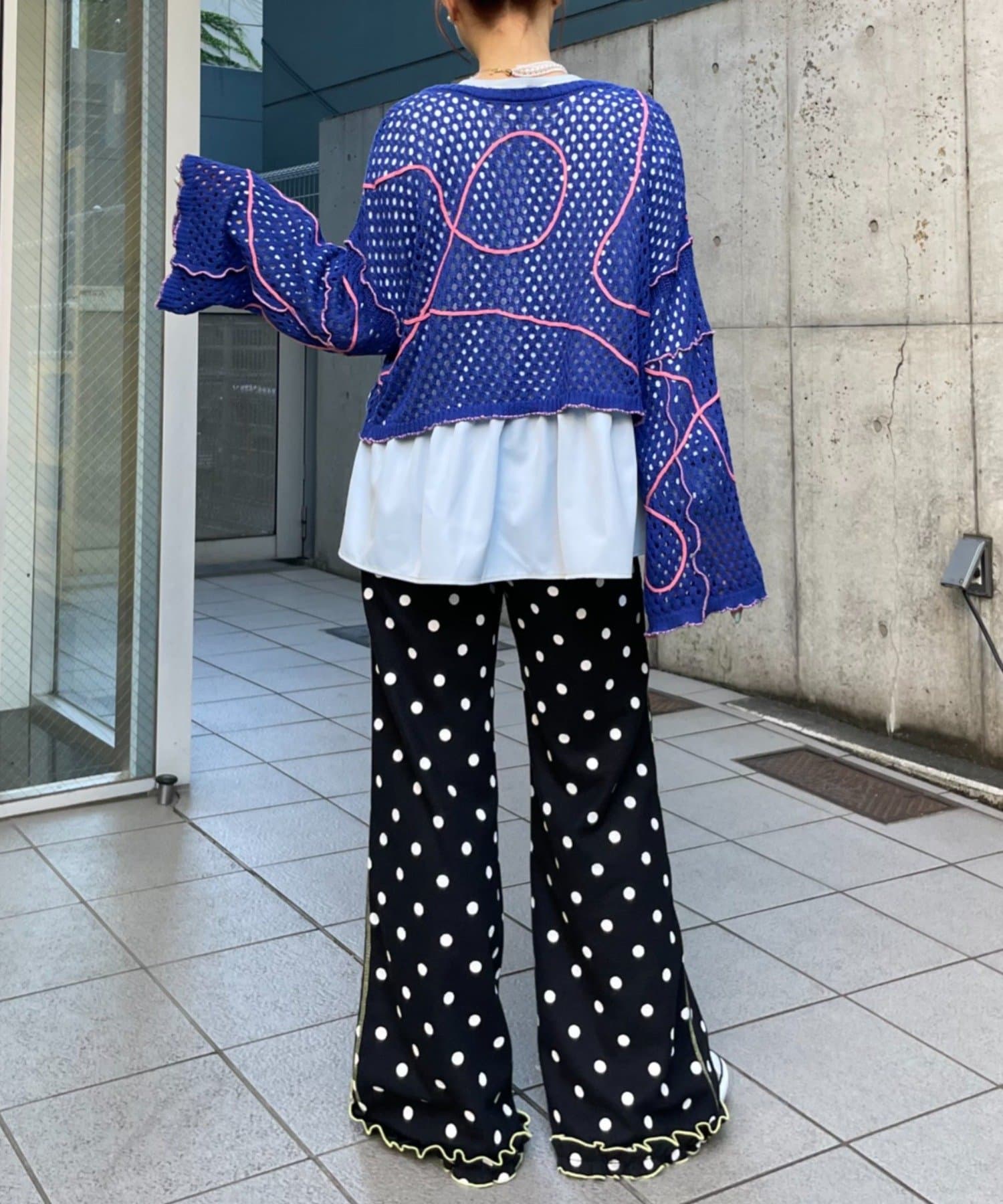 HELLO.SANFRANCISCO 窩夫格喇叭褲 - Image 148