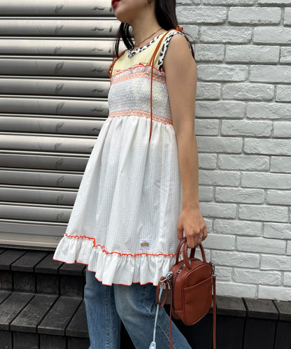 HELLO.SANFRANCISCO 2WAY shirred tunic bare dress - Image 9