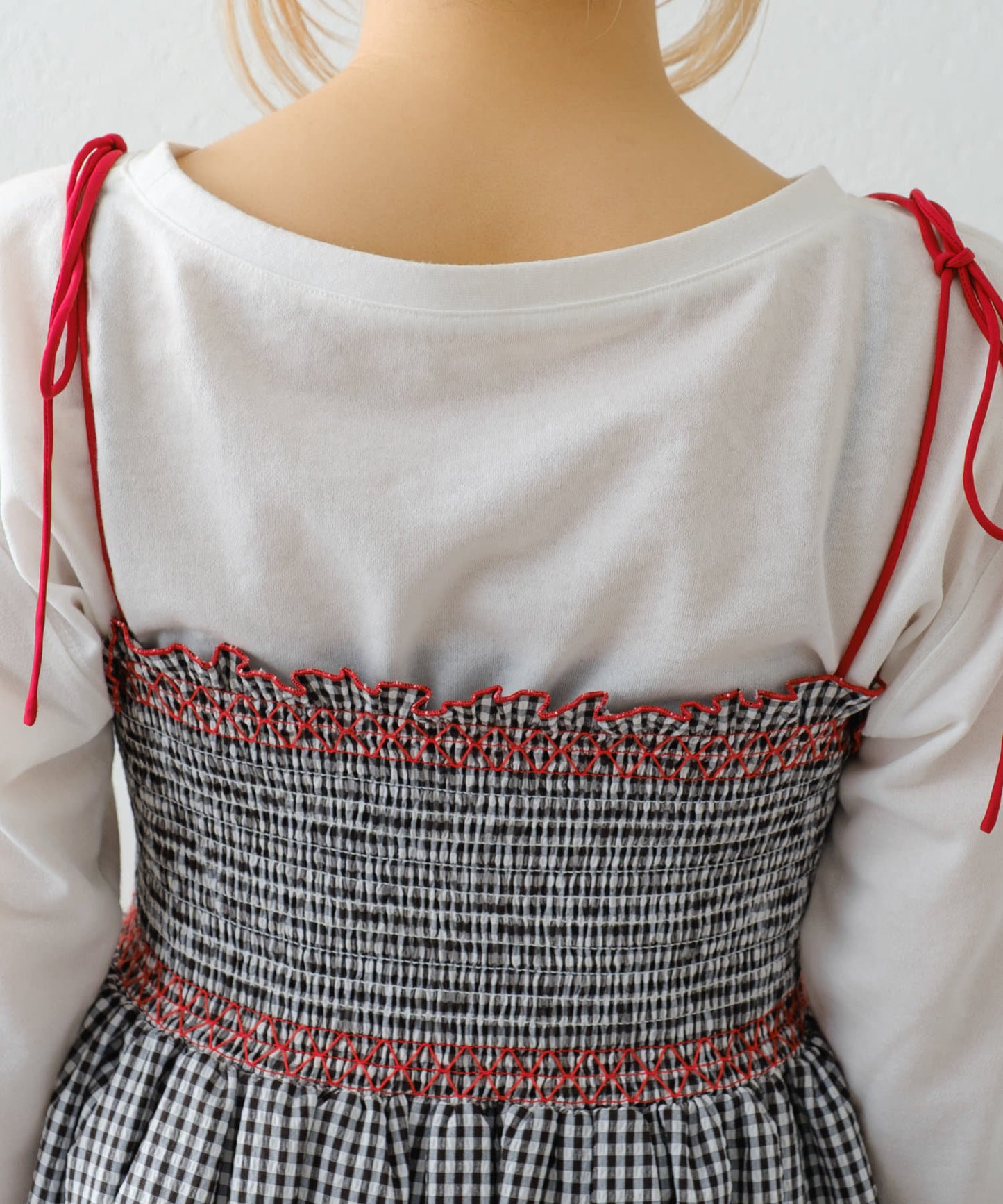 HELLO.SANFRANCISCO 2WAY shirred tunic bare dress - Image 76