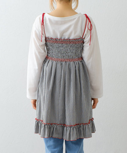 HELLO.SANFRANCISCO 2WAY shirred tunic bare dress - Image 88