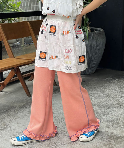 HELLO.SANFRANCISCO 窩夫格喇叭褲 - Image 5