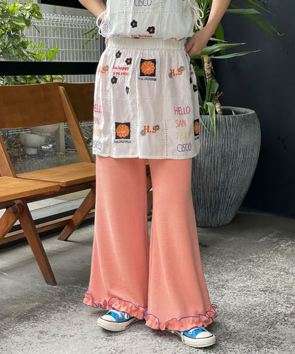 HELLO.SANFRANCISCO 窩夫格喇叭褲 - Image 11