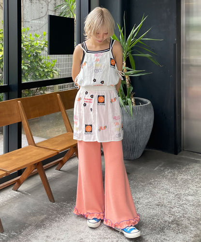 HELLO.SANFRANCISCO 窩夫格喇叭褲 - Image 12