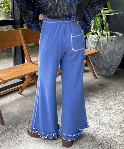 HELLO.SANFRANCISCO 窩夫格喇叭褲 - Image 18