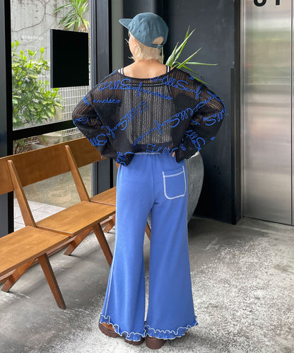 HELLO.SANFRANCISCO 窩夫格喇叭褲 - Image 22