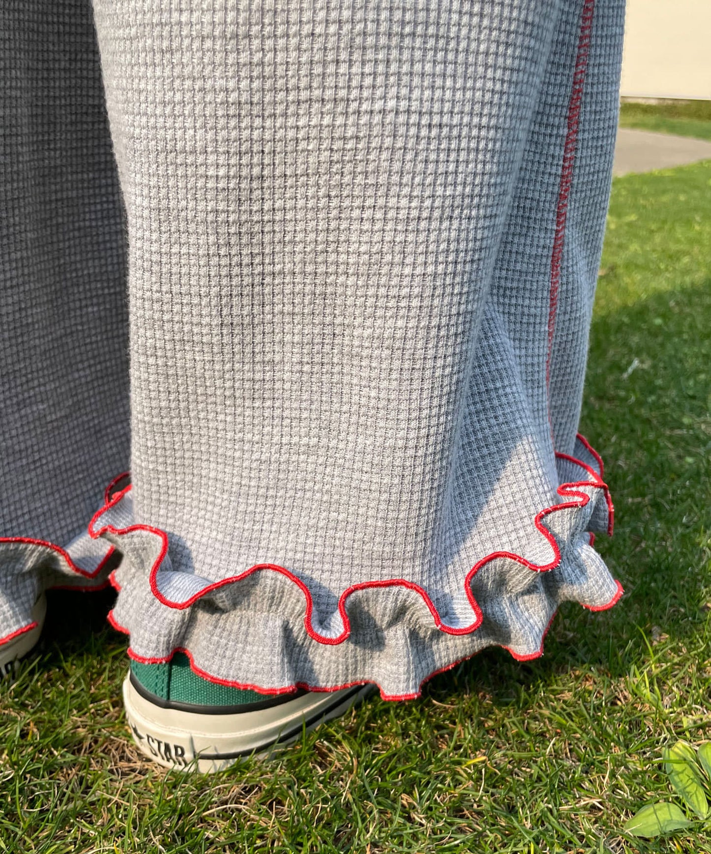 HELLO.SANFRANCISCO 窩夫格喇叭褲 - Image 32