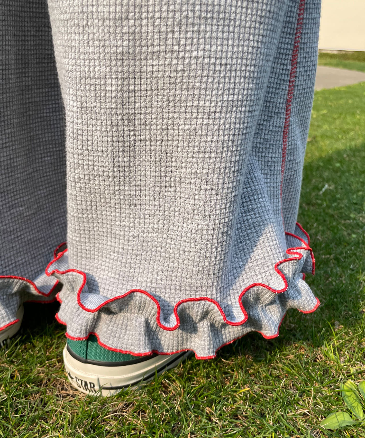 HELLO.SANFRANCISCO 窩夫格喇叭褲 - Image 32