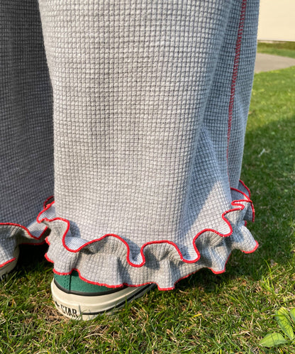 HELLO.SANFRANCISCO 窩夫格喇叭褲 - Image 32