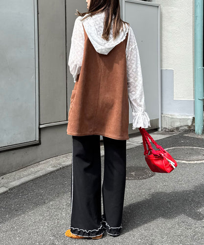 HELLO.SANFRANCISCO 窩夫格喇叭褲 - Image 39