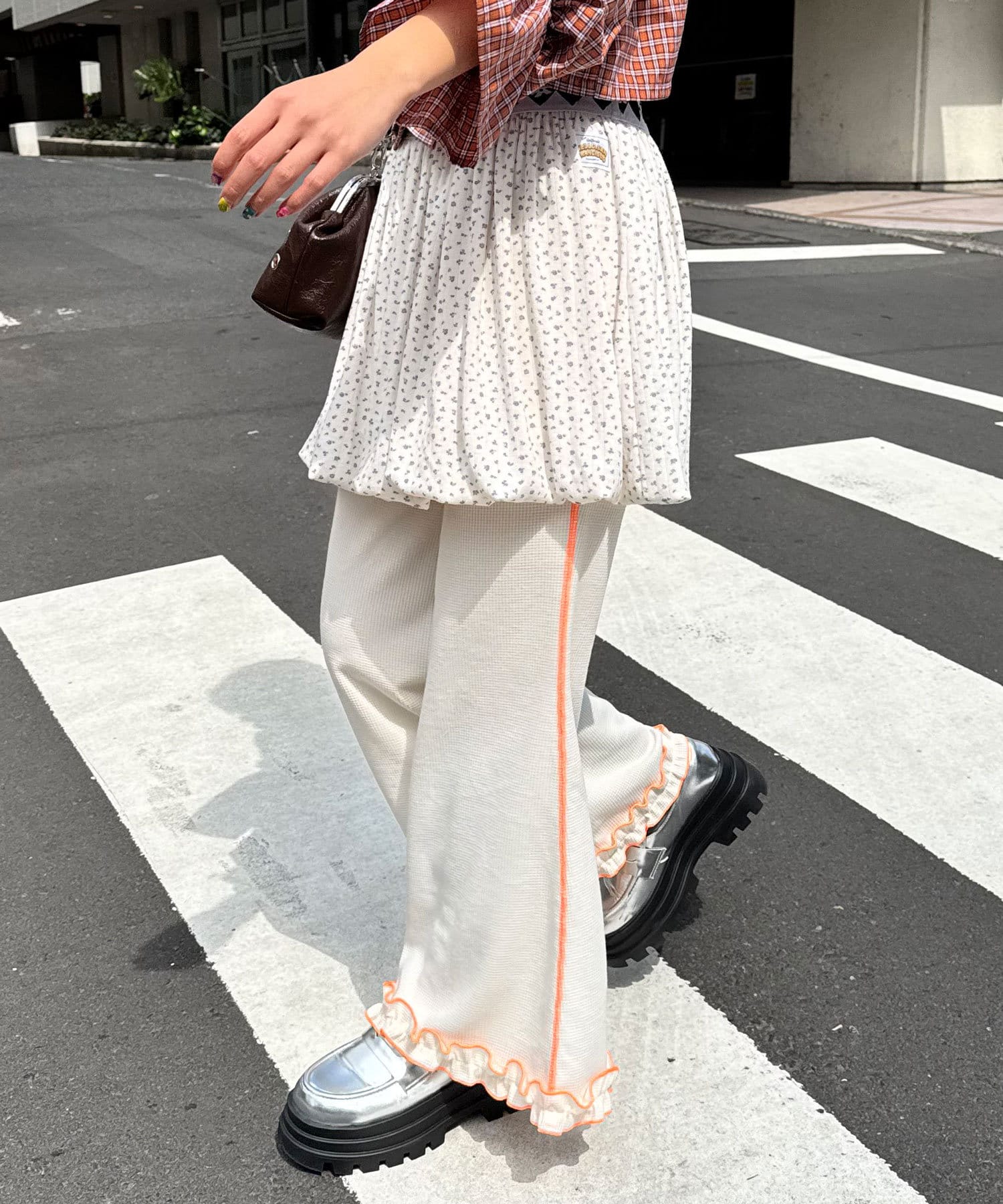 HELLO.SANFRANCISCO 窩夫格喇叭褲 - Image 41