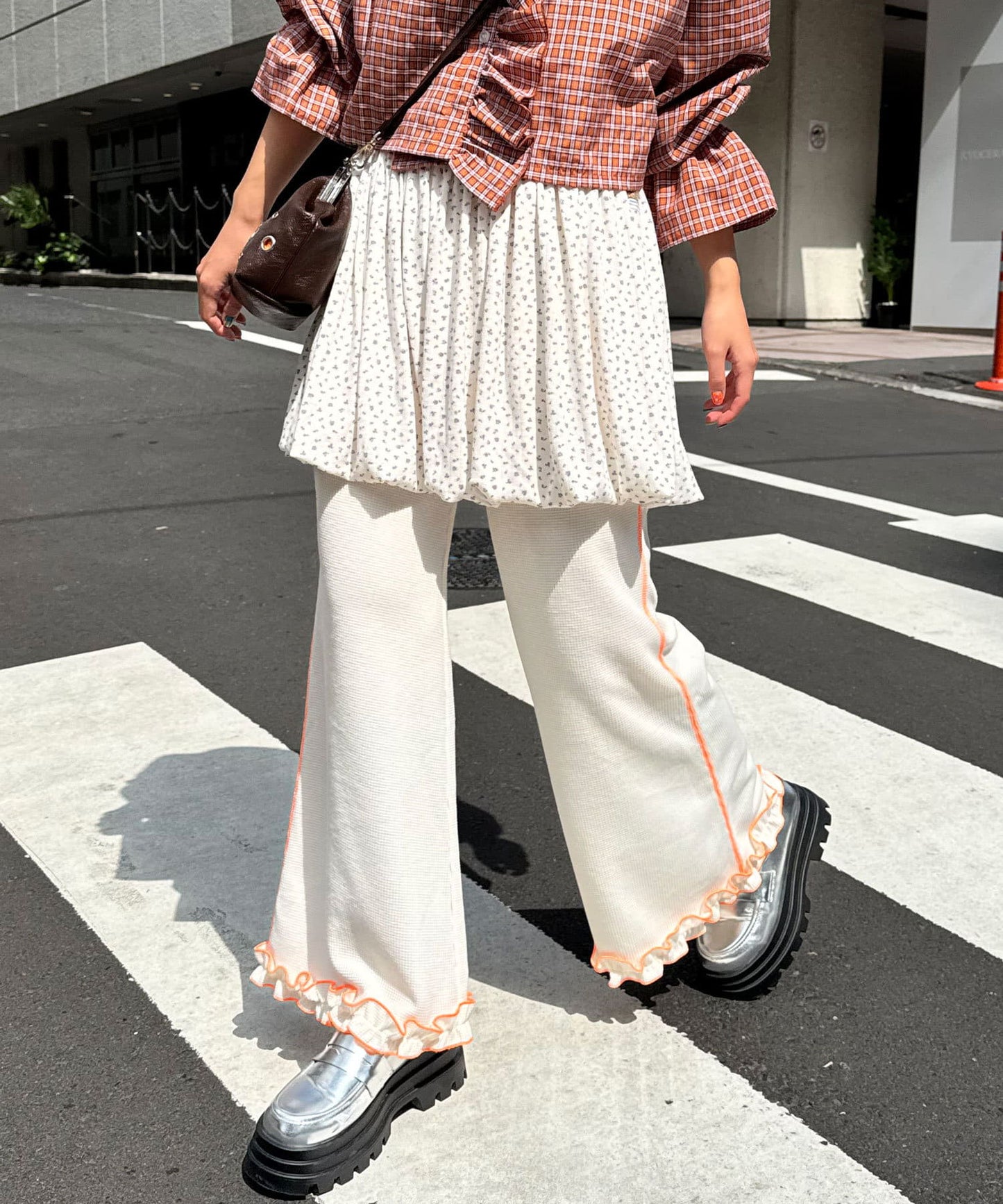 HELLO.SANFRANCISCO 窩夫格喇叭褲 - Image 42