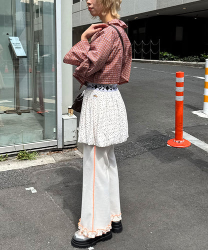 HELLO.SANFRANCISCO 窩夫格喇叭褲 - Image 44