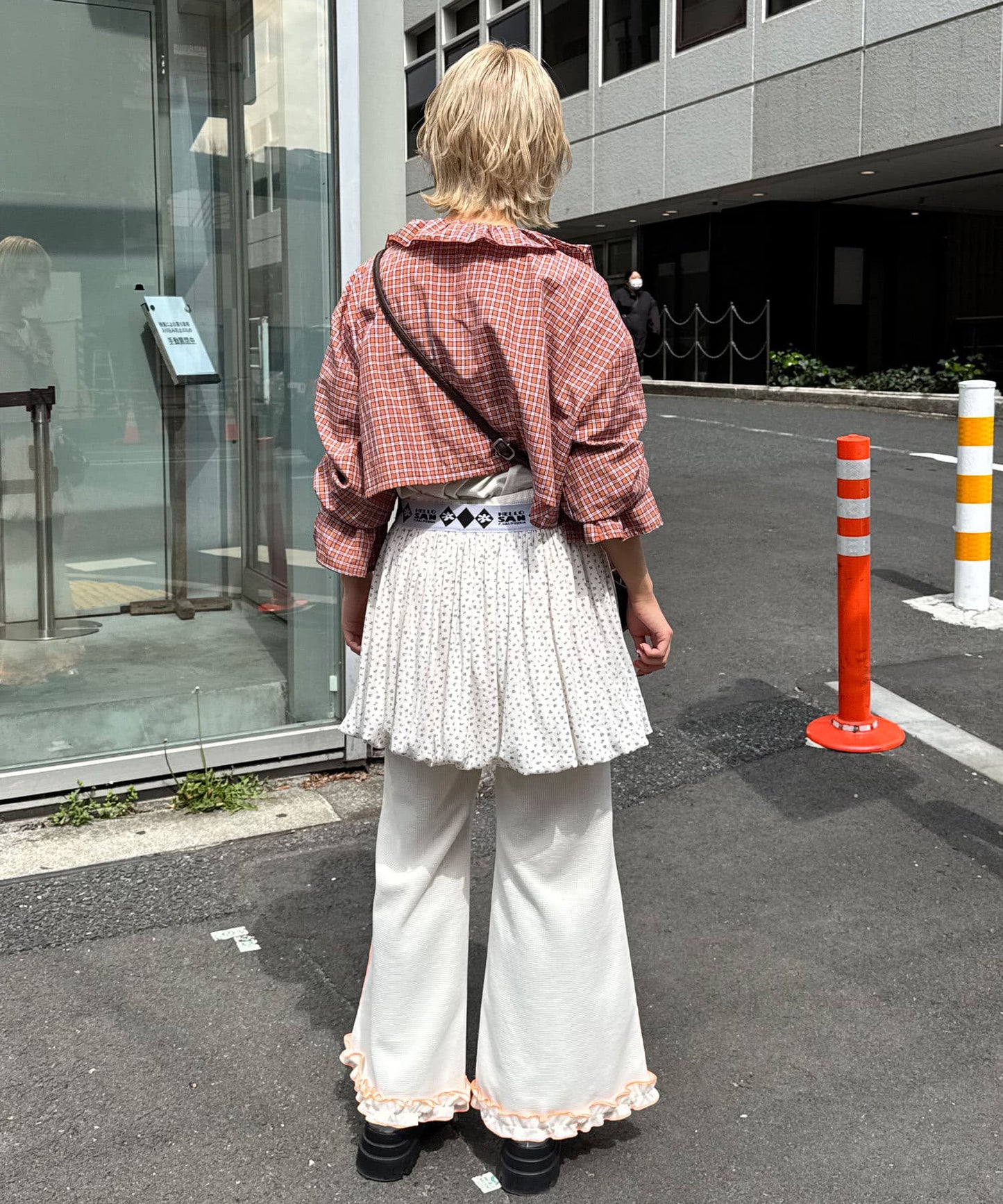 HELLO.SANFRANCISCO 窩夫格喇叭褲 - Image 45