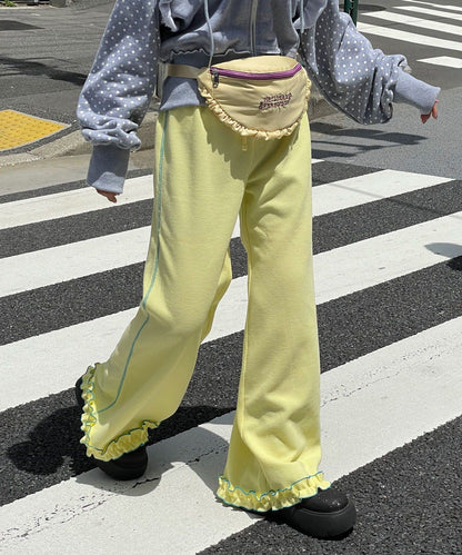 HELLO.SANFRANCISCO 窩夫格喇叭褲 - Image 4