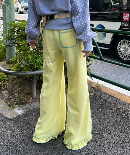 HELLO.SANFRANCISCO 窩夫格喇叭褲 - Image 47