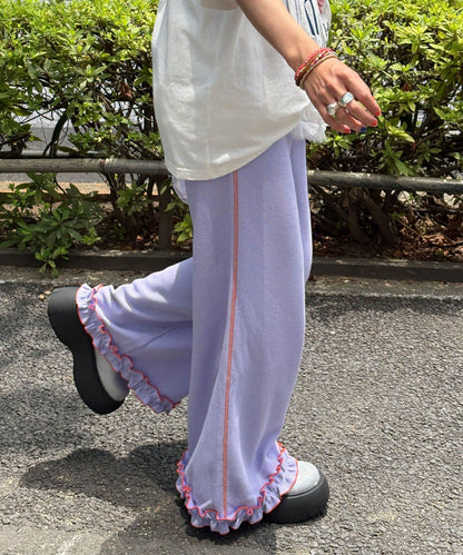 HELLO.SANFRANCISCO 窩夫格喇叭褲 - Image 58