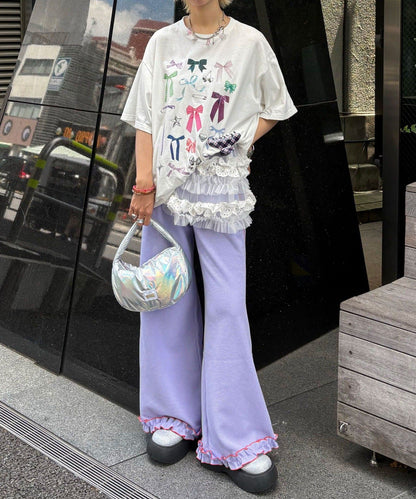 HELLO.SANFRANCISCO 窩夫格喇叭褲 - Image 59