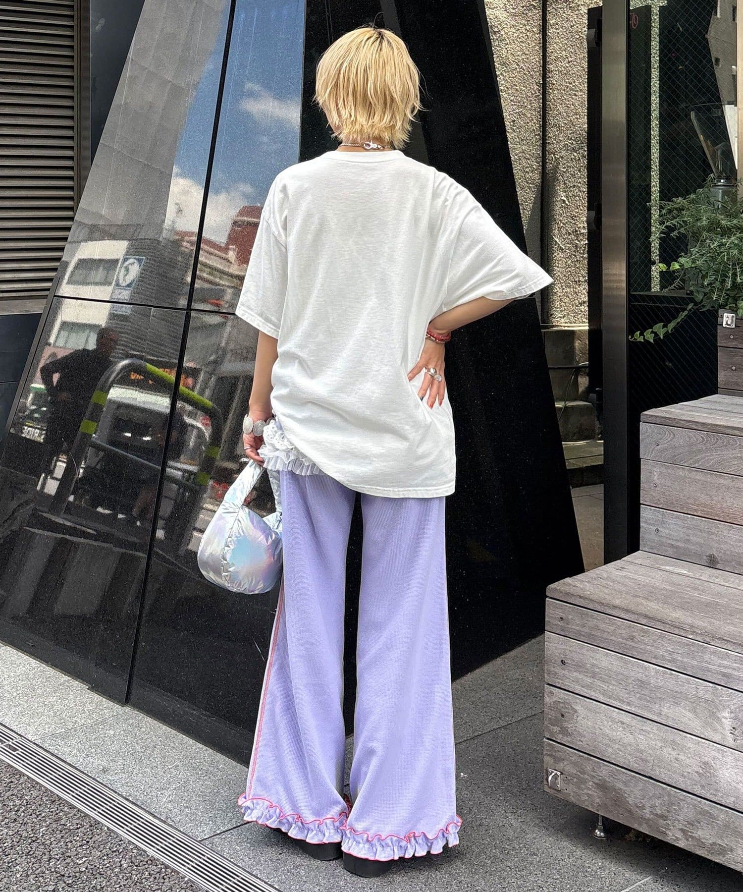 HELLO.SANFRANCISCO 窩夫格喇叭褲 - Image 60