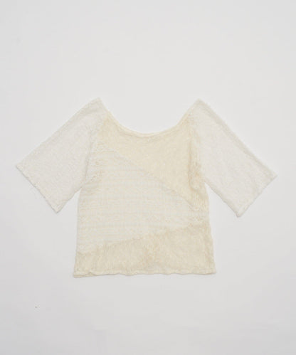 CIAOPANIC Lace拼接sheer top - Image 15