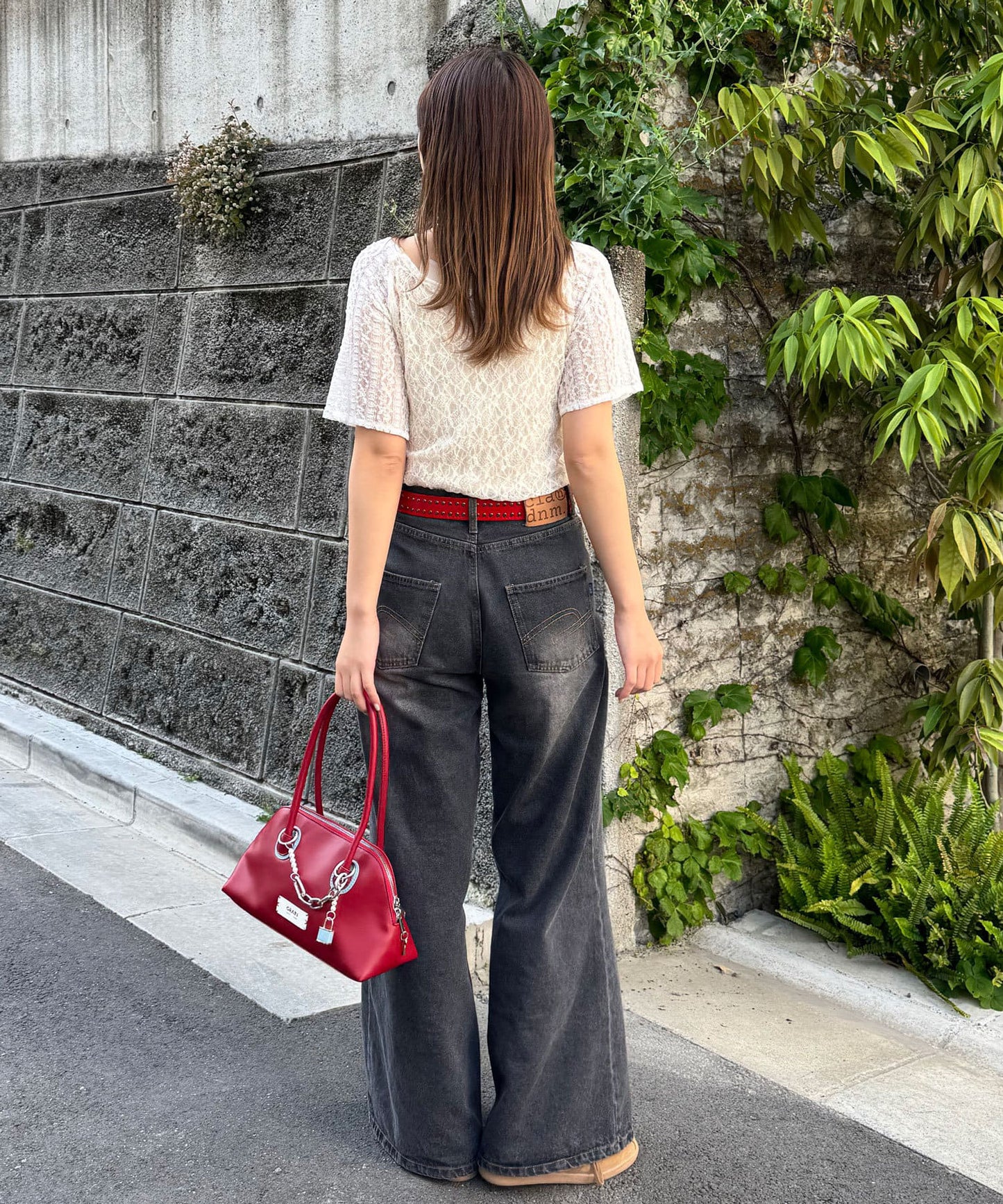 CIAOPANIC Lace拼接sheer top - Image 8